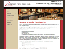 Tablet Screenshot of interiorformtops.com